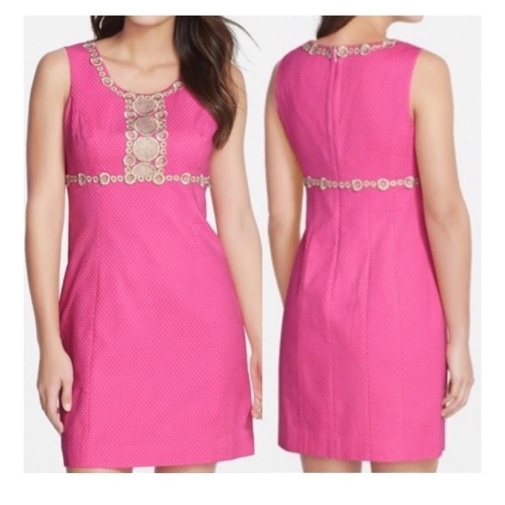 NWT‎ Lilly Pulitzer Rosie Pink Shift Dress size 10 Mini Preppy Summer Party